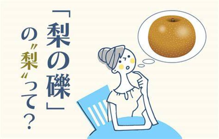 「なし の つぶ て」の意味を理解するためのイメージ