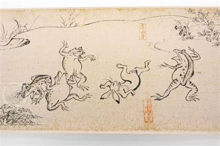 謎の国宝「鳥獣戯画（Kemono Giga）」：カエルとウサギが相撲をとる理由